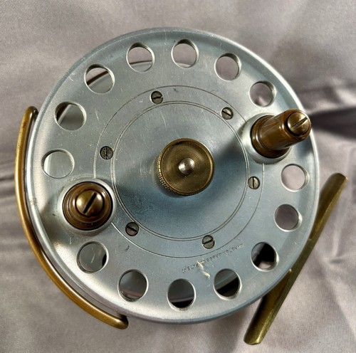 Marston Crossle Center Pin Fishing Reel. Vintage Superb. 4 Inch