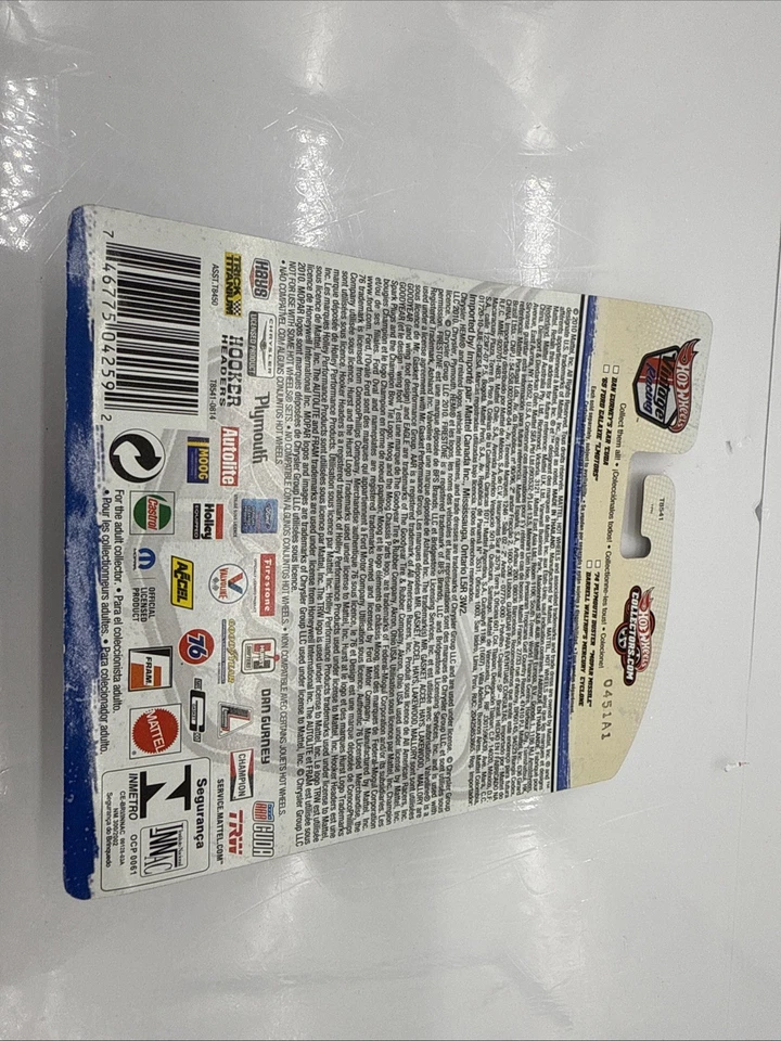 2011 Hot Wheels Vintage Racing #16/30 1974 Plymouth Duster "Mopar Missile" w/RR - Image 3 of 3