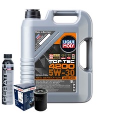 Motoröl 5W30 LIQUI MOLY Top Tec 4200 5L+BOSCH Ölfilter +Cera Tec