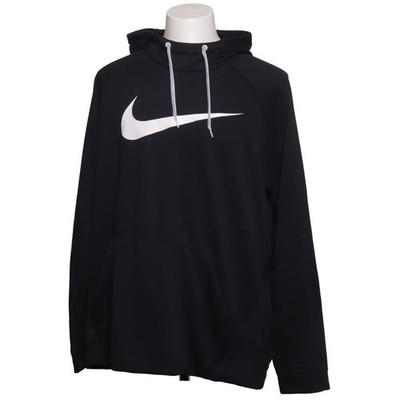 Nike, Kapuzenpullover, Größe: XL, Dri-Fit, Schwarz, Polyester, Einfarbig #dae