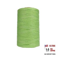 316Yard Rayon Raffia Paper Yarn Crochet Ribbon - Knit Summer Sun Grass Green