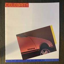 1986 Chevrolet Chevy Celebrity And Eurosport 20-page Car Sales Brochure Catalog 1986 Chevrolet Chevy Celebrity And Eurosport 20-page Car Sales Brochure Catalog