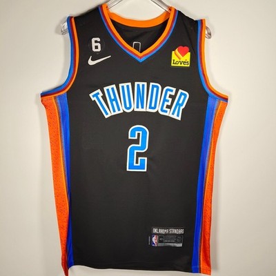 Shai Gilgeous-Alexander #2 Embroidered Jersey - Free Shipping