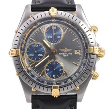 BREITLING Chronomat Bikoro B13047 SS/YG gray Dial Automatic Men's Watch A#146527