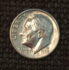 1988 D Dime Roosevelt, actual coin in picture, free shipping.