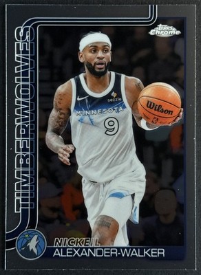 2025 Topps Chrome Nickeil Alexander-Walker #193 Timberwolves