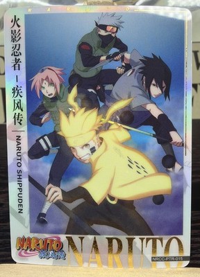 Sasuke & SAKURA & NARUTO Kakashi , Team 7 Kayou Naruto NRCC-PTR-015 NM Card
