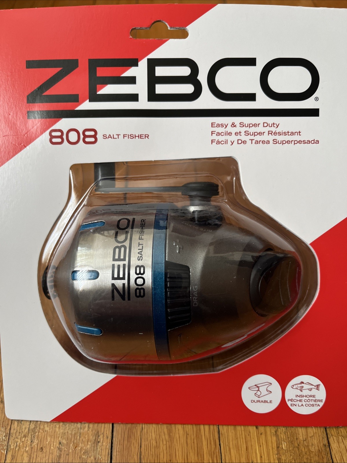 Zebco 808 Saltwater Spincast Fishing Reel New In Package 
