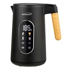 1,100-Watt 1.7-L Cordless Cool-Touch Digital Electric Kettle W/ Stainless Steel