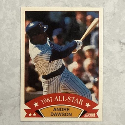 1988 Score Box Bottom All-Star Box Bottoms Andre Dawson #16 HOF - 16 Of 18
