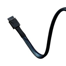 PCIE4.0x4 SFF8611 To SFF-8611 Extension Cable Ouclink4i Silver Plated Cable
