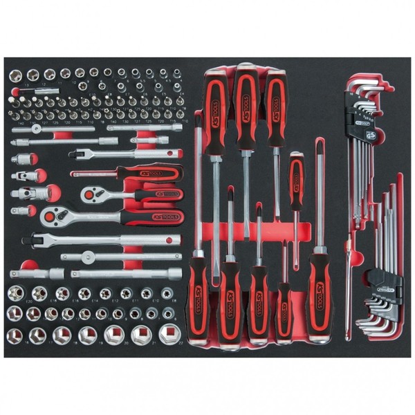 "Ks Tools 1/4\"+3/8\" Scs SteckschlüSsel-Satz, 118-Tlg. In 1/1 Systemeinlage"-image
