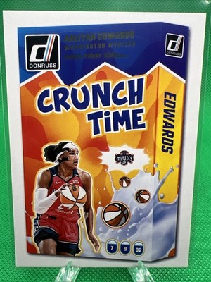 2025 Panini Donruss WNBA - Crunch Time Aaliyah Edwards #4 Press Proof