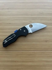 Spyderco Lil Native C230GPWC - Black G10 - Wharncliffe Satin S30V w/ OCD4EDC CME