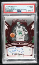 2023-24 Flawless Shade Signatures Ruby 7/15 Paul Pierce PSA 9 MINT Auto HOF 0c3