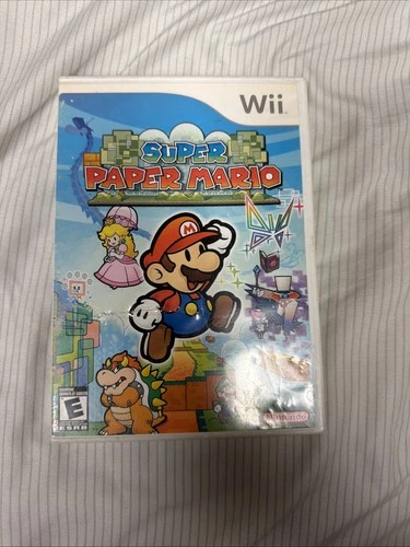 Super Paper Mario (Nintendo Wii, 2007) cib manual included