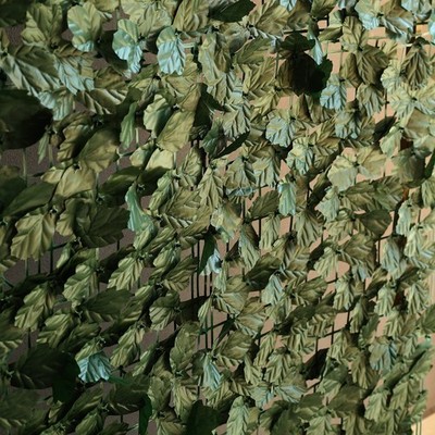 12 DARK GREEN Artificial Ivy Privacy Screen Fence WALL PANELS Party Decorations