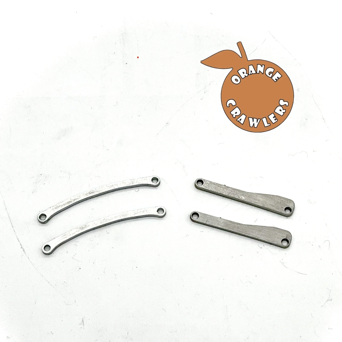 High Clearance Laser-cut links for Axial SCX30. Aluminum/Stainless
