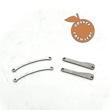 High Clearance links for Axial SCX30. Laser cut, Aluminum/Stainless. 6.7g/s