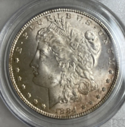 1884 Morgan Silver Dollar MS64 PCGS