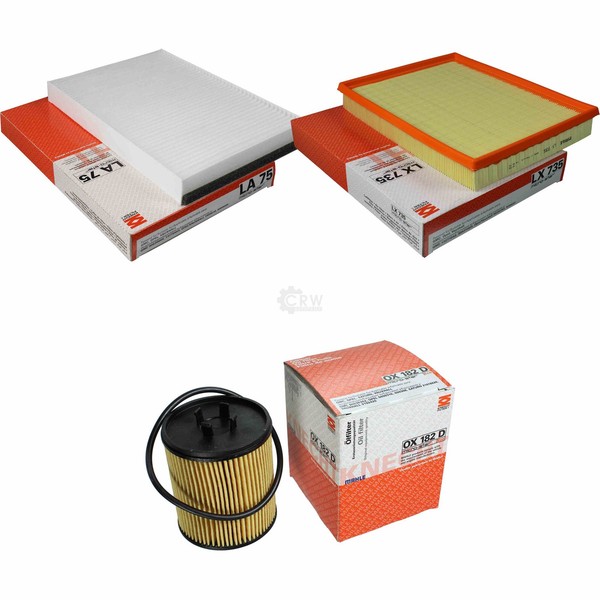 Mahle / Knecht Innenraumfilter LA 75 Luftfilter LX 735 ÖLfilter OX 182D-image