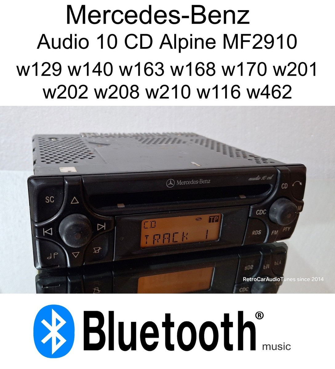 MERCEDES Audio 10 Alpine CD Radio Player Mf2910 for sale online | eBay