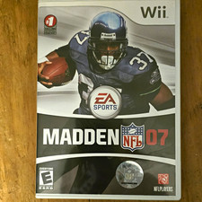 EA Sports Madden NFL 07 Nintendo Wii Manual Included E NTSC-U/C 2006