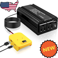 300W Portable Power Inverter Compatible with DeWalt 20V Batteries