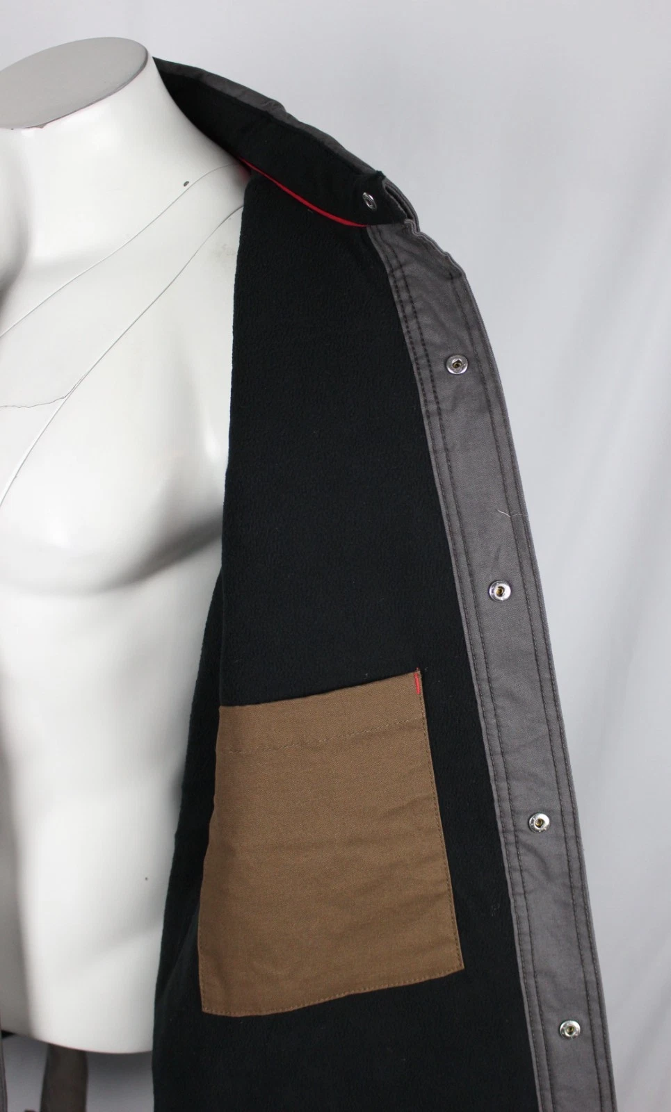 Dickies Men's NWT Flex Duck Snap Button Fleece Lined Jacket 4XL Gray - product detail image 5