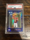 2024 Panini Donruss Optic - Rated Rookie Jayden Daniels  Blue Hyper Prizm (RC)