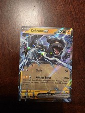 Pokémon TCG Zekrom EX Holo Card 034/086 Black Bolt Double Rare Nm