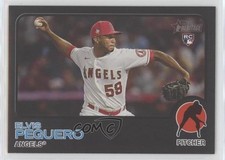 2022 Topps Heritage High Number Black Bordered /50 Elvis Peguero #554 8o1