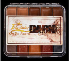 PPI Skin Illustrator DARK Fleshtone ON SET Professional Makeup Palette