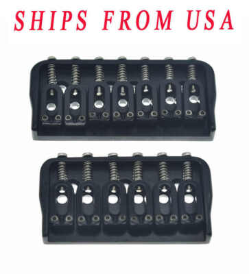 Black 6 String/7 String Guitar Fixed Bridge Electric Guitar Hardtail Bridge