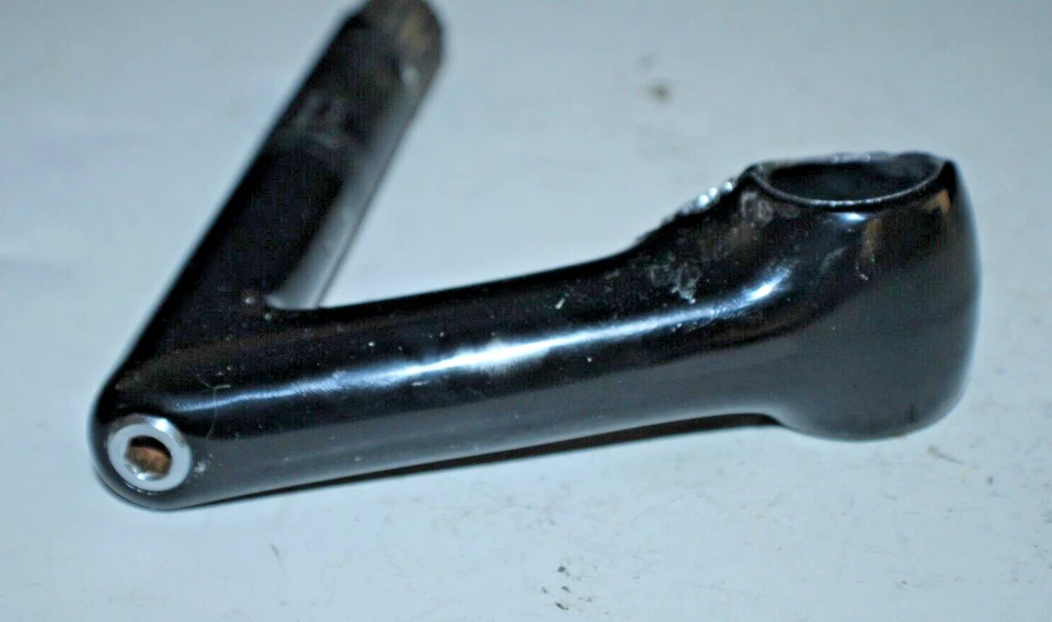 Vástago de bicicleta pluma negra vintage de 22,2 mm 100 mm 25,4 mm -17º elevación negro remitente a EE. UU. :) Foto 3 de 4