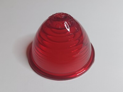 Dietz 77-17804 Red Beehive Lens 2-1/2'' O.D. Snap-On Replacement SAE-PC-70 - RED