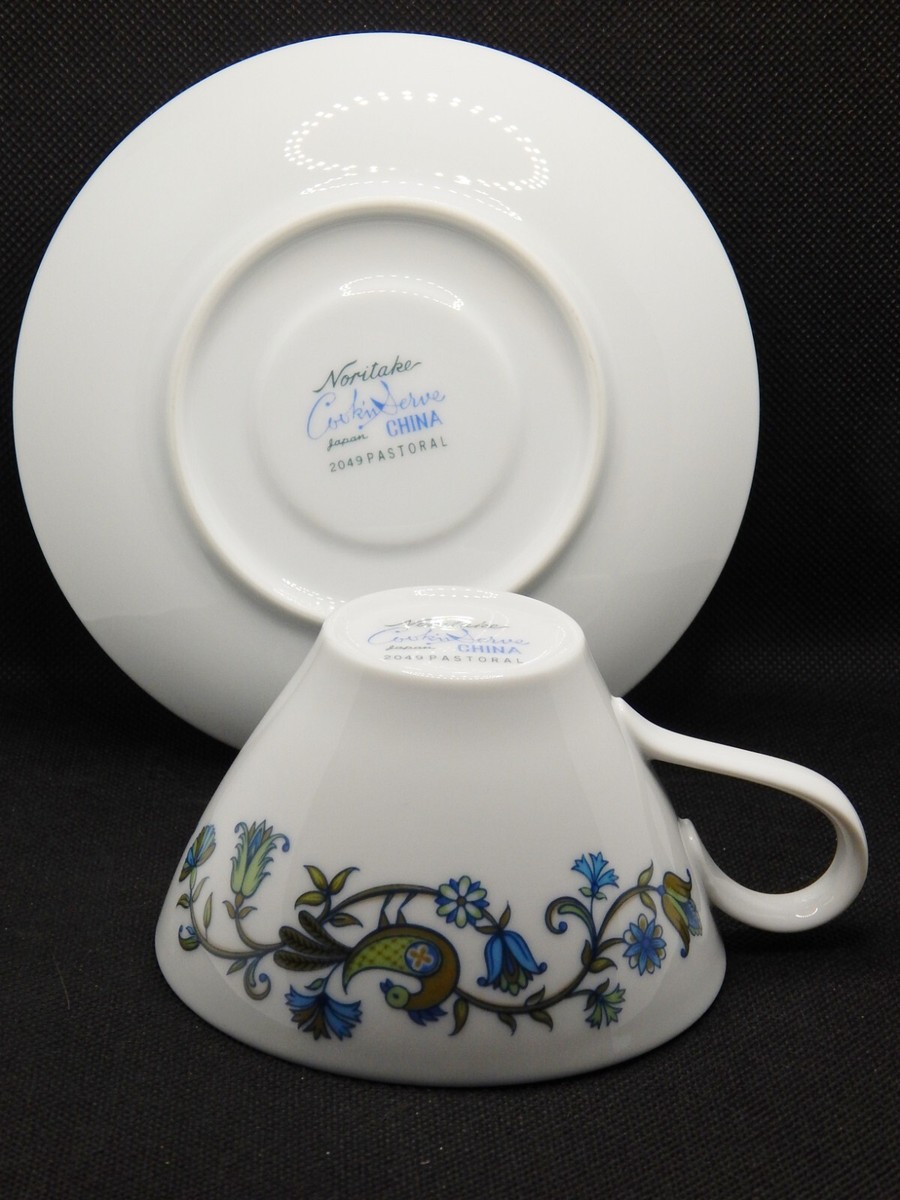食器 rin5 Vintage Noritake Goldridge 5084 S Set of 4 Footed Teacups