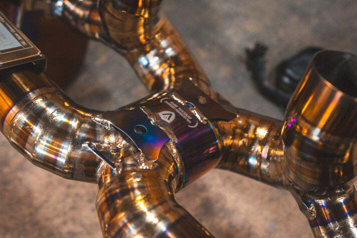 Valvetronic Designs TiTANIUM Catback Valved Sport Exhaust for Ferrari 458 Italia