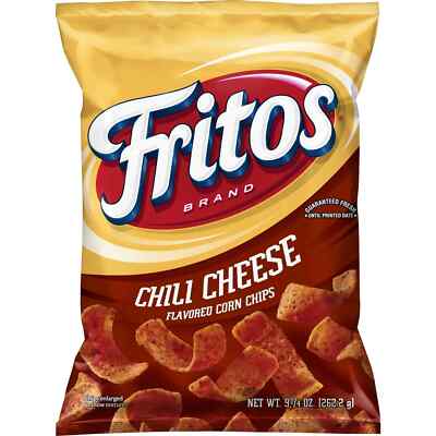 Fritos Chili Cheese Corn Chips Frito Lay Crunchy Chips 9.25oz 3 Pack