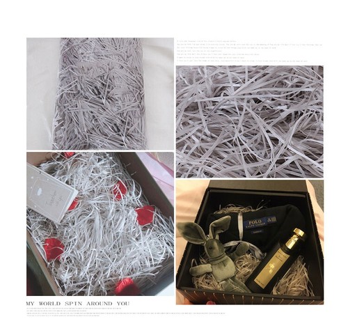 Luxury Shredded Paper - Hamper Basket Gift Box Tissue Present Shred Filler - Picture 10 of 21