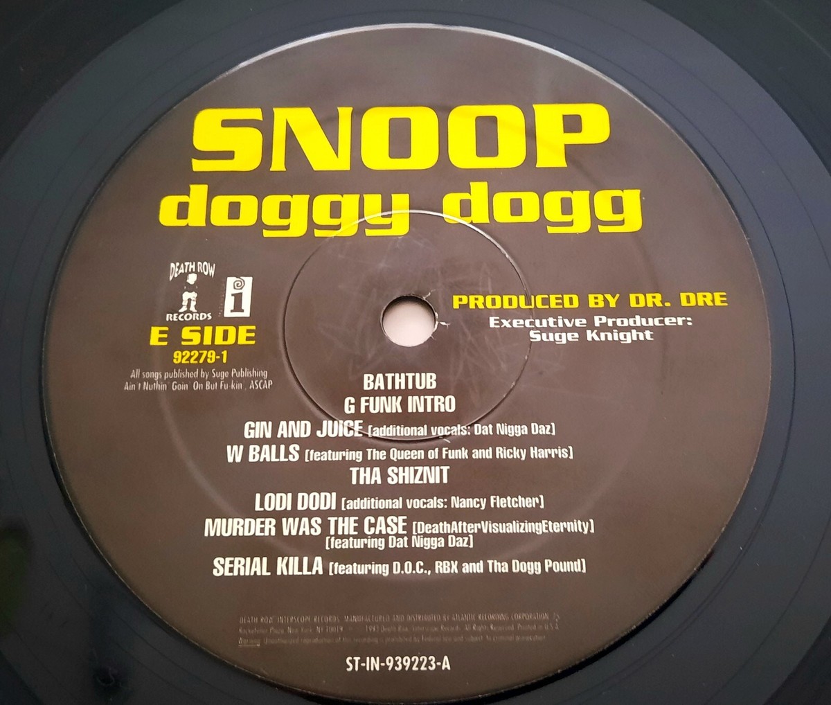 Snoop Doggy Dogg – Doggystyle 1993 US Death Row Original First