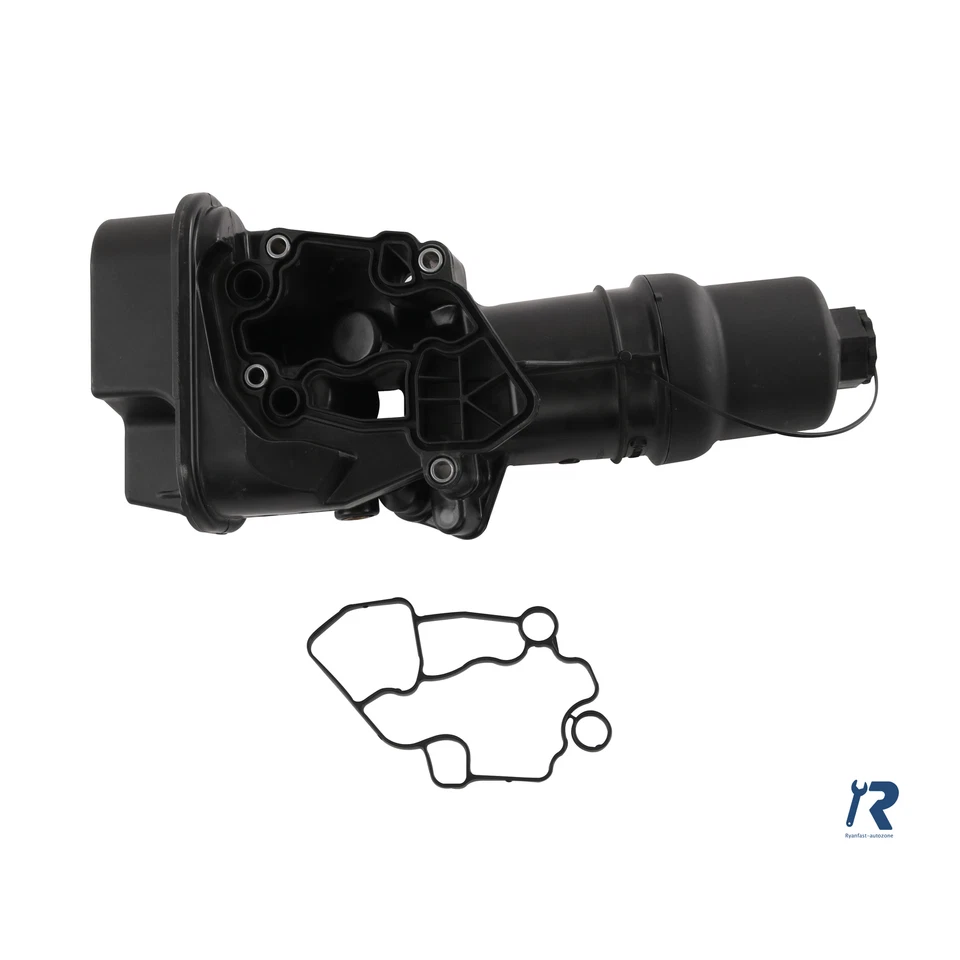 Carcasa de filtro de aceite con junta 06F115397H para Audi A3 A4 VW Golf Jetta Passat 2,0 L Foto 3 de 4