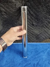 1-1/2" Threaded Extension Tube 14" Long 17 Gauge Chrome Plated Brass NOS 