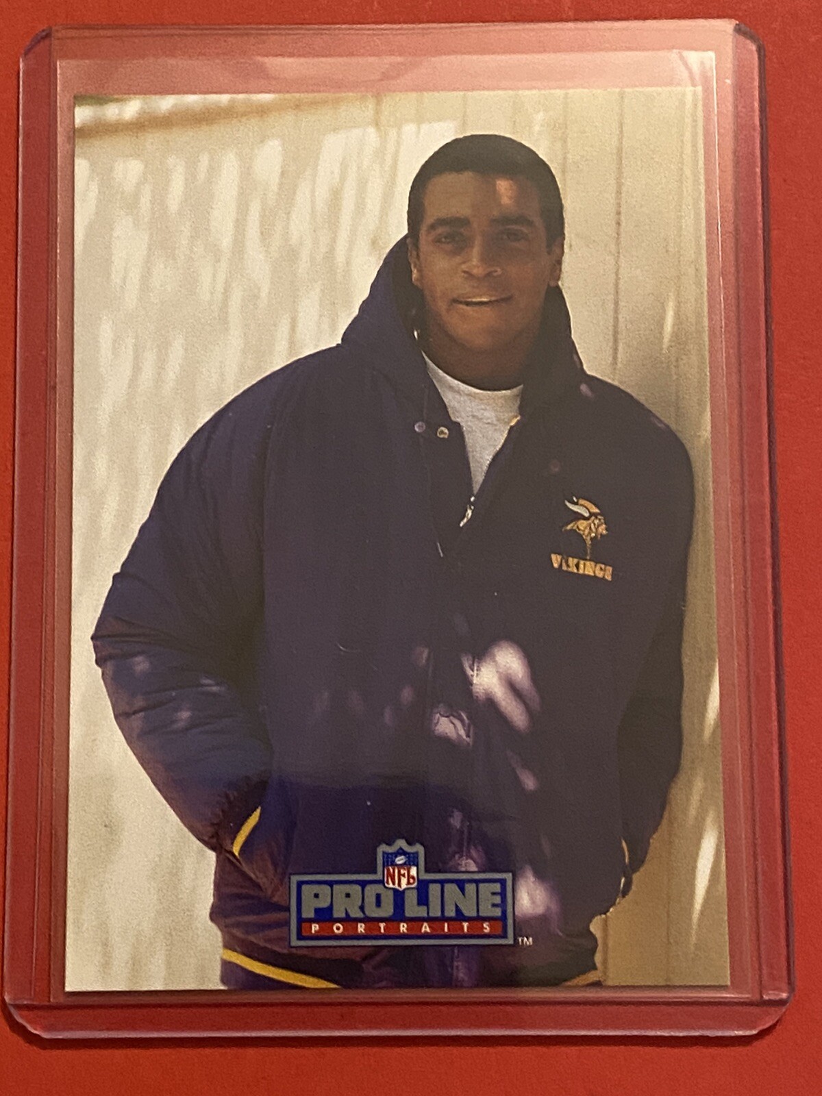 1991 Pro Line Portraits - #290 Ahmad Rashad Minnesota Vikings