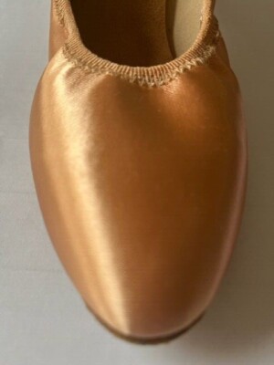 1008 Court Shoe in Flesh Satin by Supadance (many sizes)