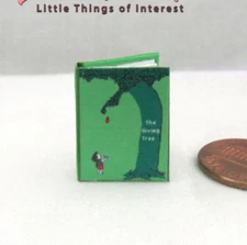 THE GIVING TREE 1:12 Scale Miniature Readable Illustrated Book