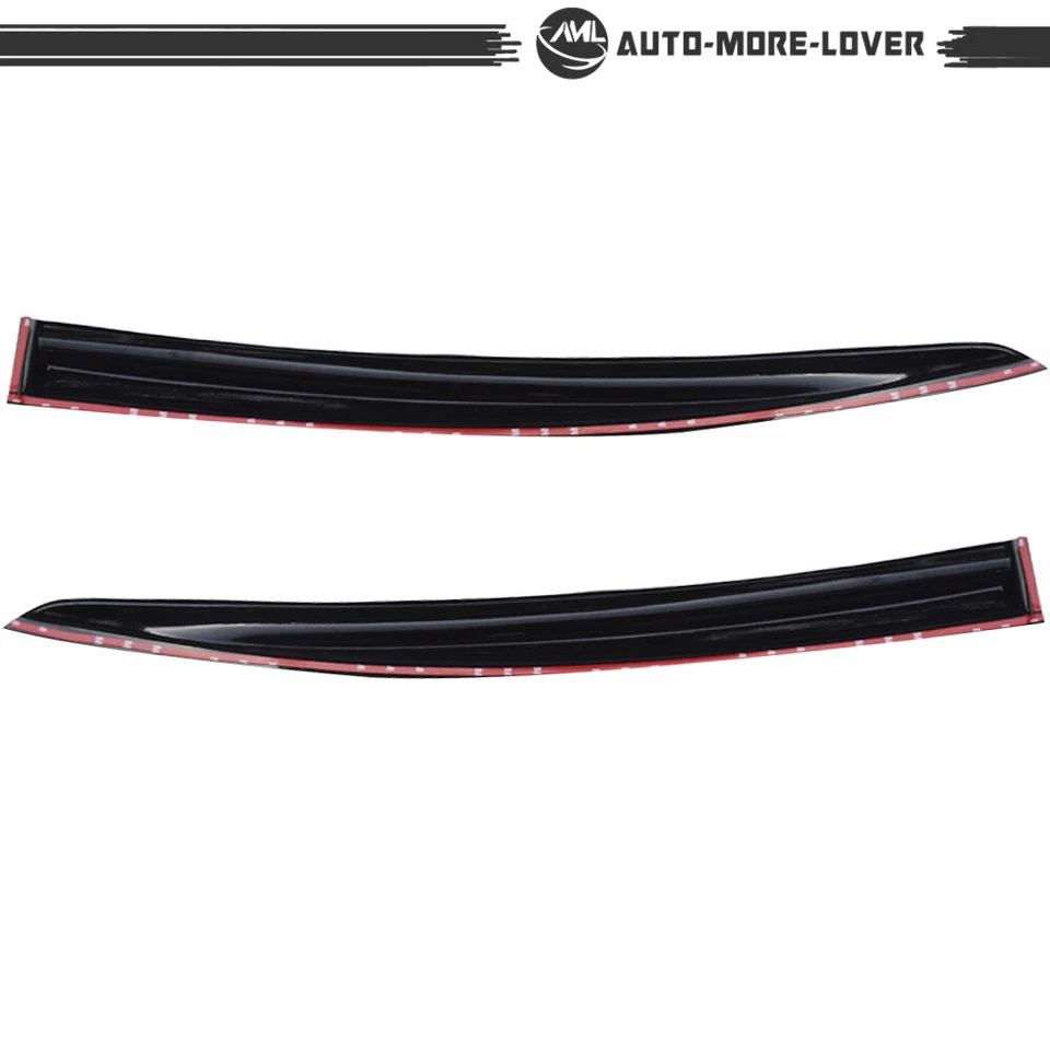 4x Viseras de Ventana para Chevy Cruze 2009-2015 Protector Sol/Lluvia Deflector de Parabrisas Foto 4 de 4