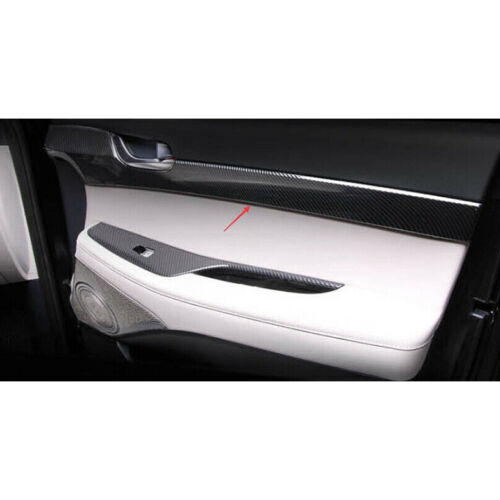 For Hyundai Palisade 2020-2022 Carbon Fiber Inner Door Strips Molding ...