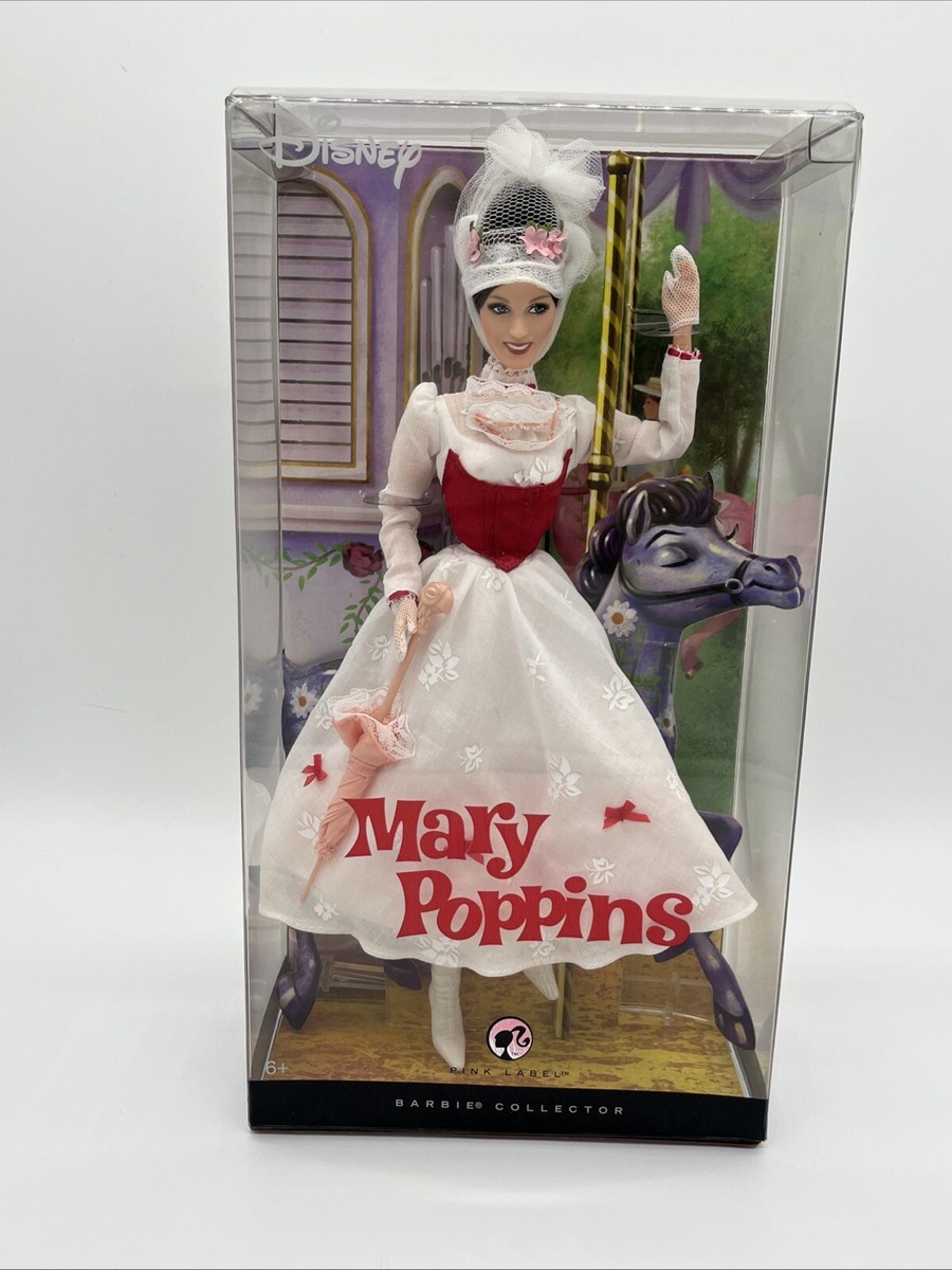 Disney Julie Andrews as Mary Poppins Barbie Doll 2007 NRFB M0672