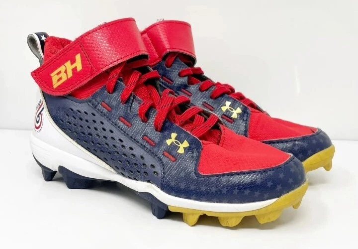 Under armour harper 3 mid st top le boys baseball cleat